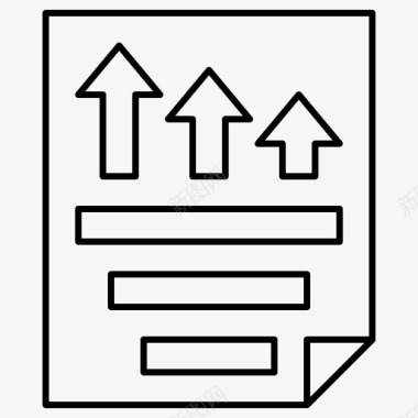 文件报告数据文件页面图标