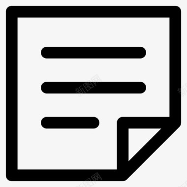 便笺便笺ui图标图标