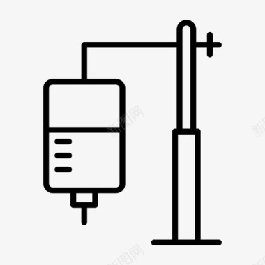 血袋矢量素材静脉滴注血袋血库图标