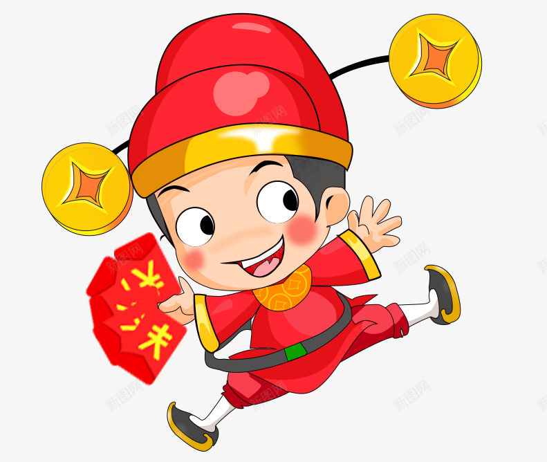 小财神png免抠素材_88icon https://88icon.com 财神