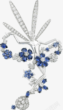 嫦娥仙子FoliedesPrs仙子胸针2003年VanCl图标