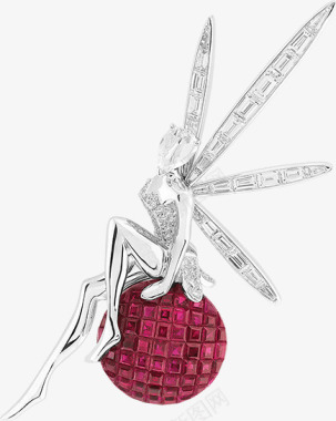 嫦娥仙子Caressedole仙子胸针2003年VanCl图标