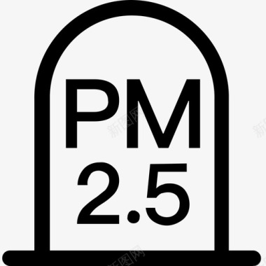 胎压监测PM25监测图标