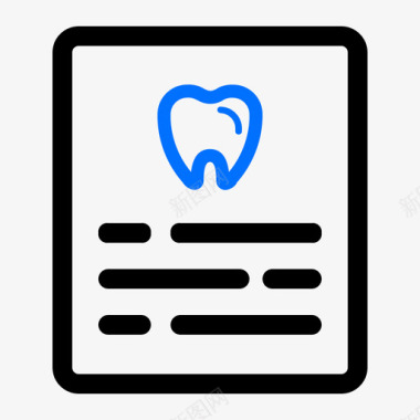 查检报告icoico口腔管理口腔报告图标