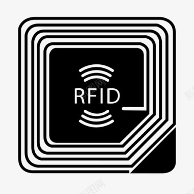 简约图标RFIDc图标