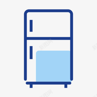 冰箱图标家具产品冰箱图标