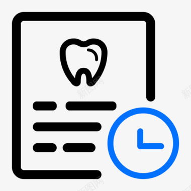 日程管理ico口腔管理口腔治疗预约图标