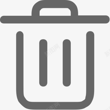 垃圾删除图标垃圾桶删除30X30图标