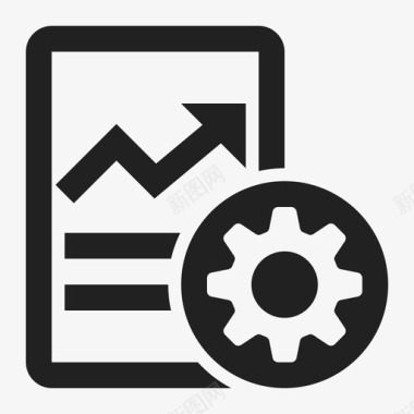 矢量报表报表管理图标