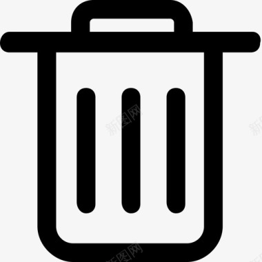 垃圾删除图标垃圾箱图标