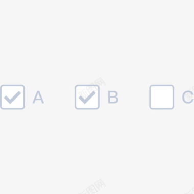 质感样式多选控件表格样式图标