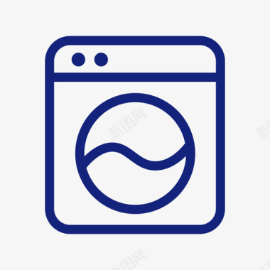 洗衣机洗衣机图标