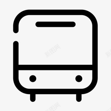 公交地铁标识公交图标