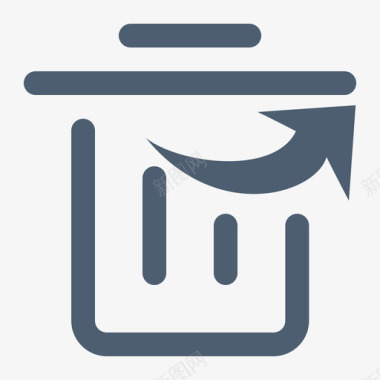 垃圾删除图标回收站删除1图标