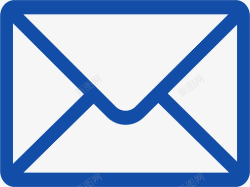 蓝色的邮件管理蓝色图标