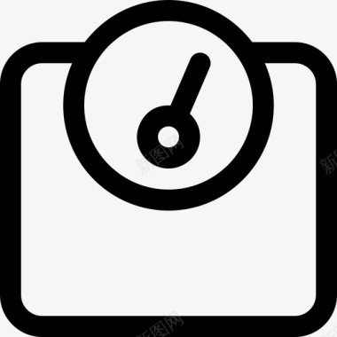 简约手绘weight图标