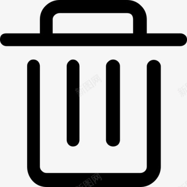 垃圾删除图标垃圾桶图标