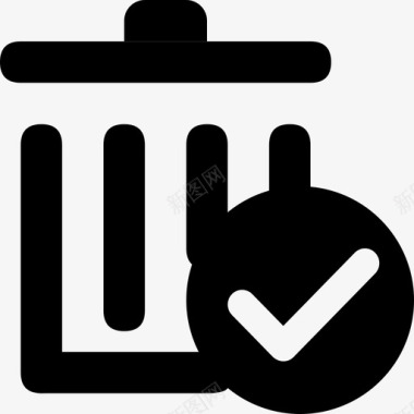 垃圾删除图标删除标注图标