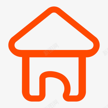 形状和符号形状橙图标