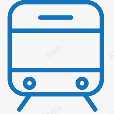公交地铁标识地铁沿线图标