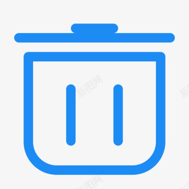 垃圾删除图标删除高亮图标