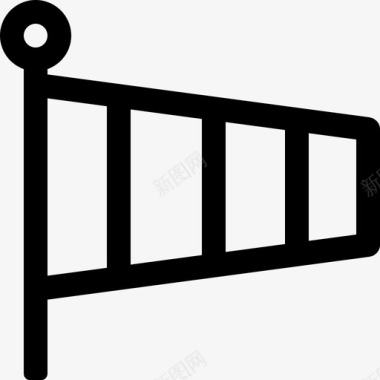 简约手绘windsock图标