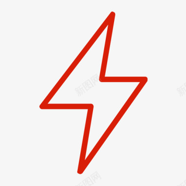 闪电符号lightning闪电图标