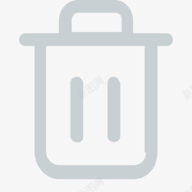 垃圾删除图标图层删除图标