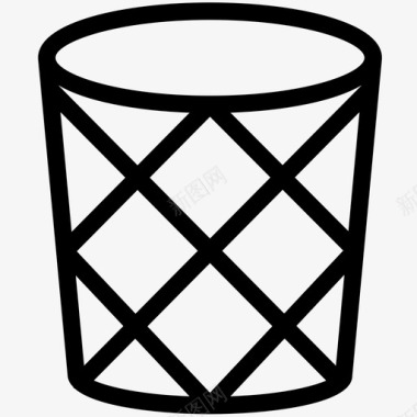 垃圾删除图标垃圾篓01图标