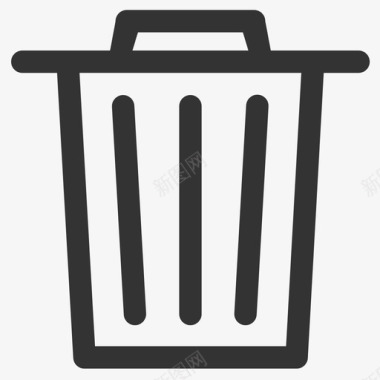 垃圾删除图标垃圾桶图标