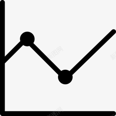 潮流曲线曲线图标
