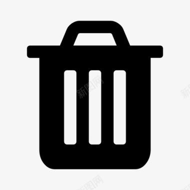 垃圾删除图标垃圾桶图标