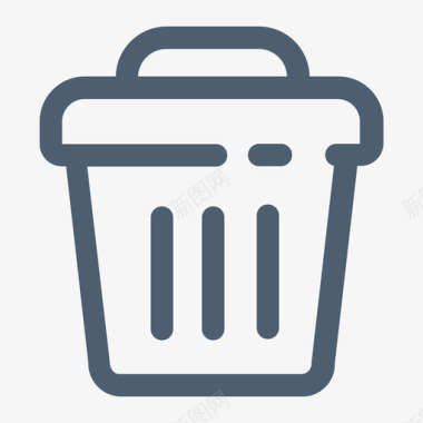 垃圾删除图标回收站删除2图标