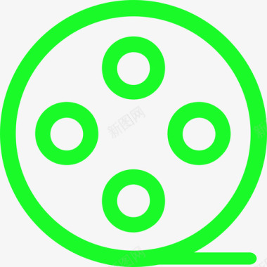 电影播放机电影图标