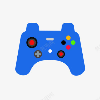 游戏控制器游戏blue图标