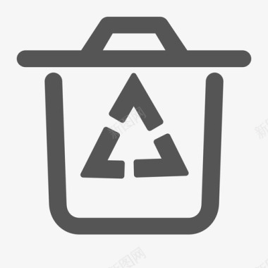 垃圾分类回收图标