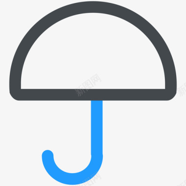 雨伞雨伞图标