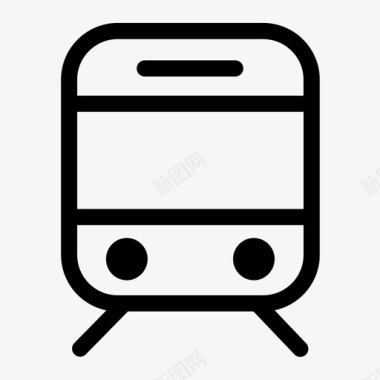 公交地铁标识地铁图标