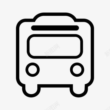 公交地铁标识公交2图标