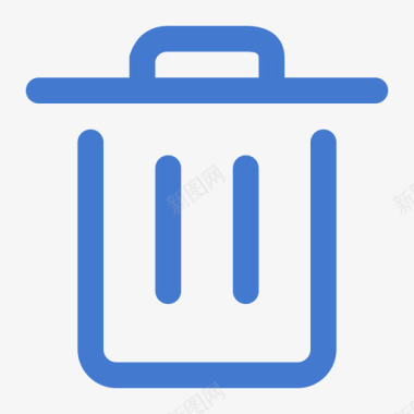 垃圾删除图标删除垃圾桶回收站图标