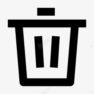 垃圾删除图标删除图标