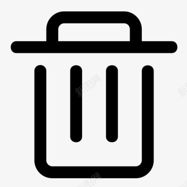 垃圾删除图标删除图标