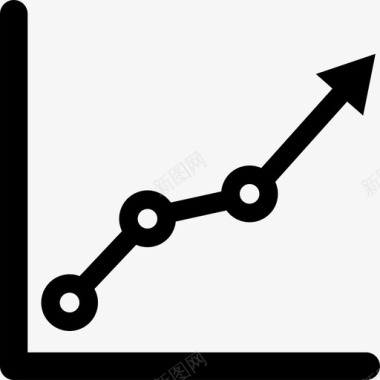 通用标志通用库二46工具图标累计量曲线图标