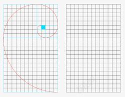 黄金螺旋网格素材