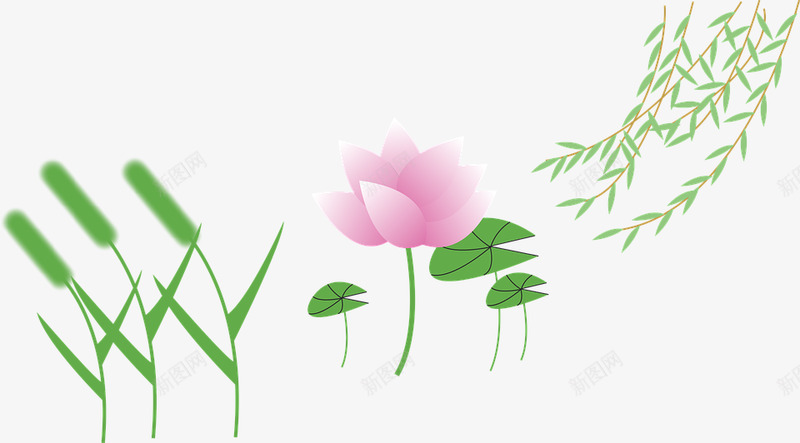 狗尾草卡通荷花免费矢量图形Pixabaypng免抠素材_88icon https://88icon.com 免费 卡通 图形 狗尾草 矢量 矢量图 荷花