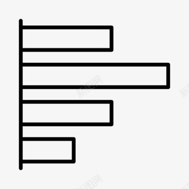 创意信息图表条形图商业图表图标