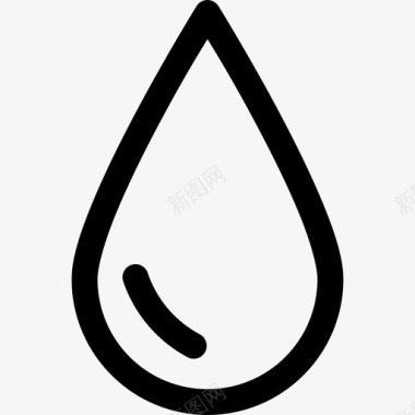 水水滴液态水图标