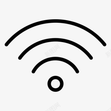 热点风向标wifi连接热点图标