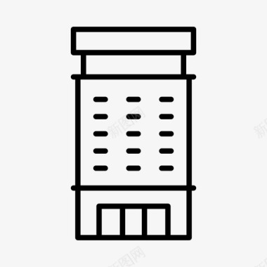 大楼图标公寓大楼高层图标