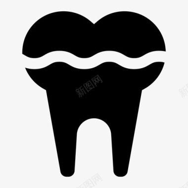 兔牙脏牙牙齿牙医图标